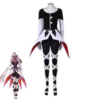 Hazbin Hotel Carmilla Carmine Cosplay Costume Women Black Jumpsuit Party Carnival - Azufun