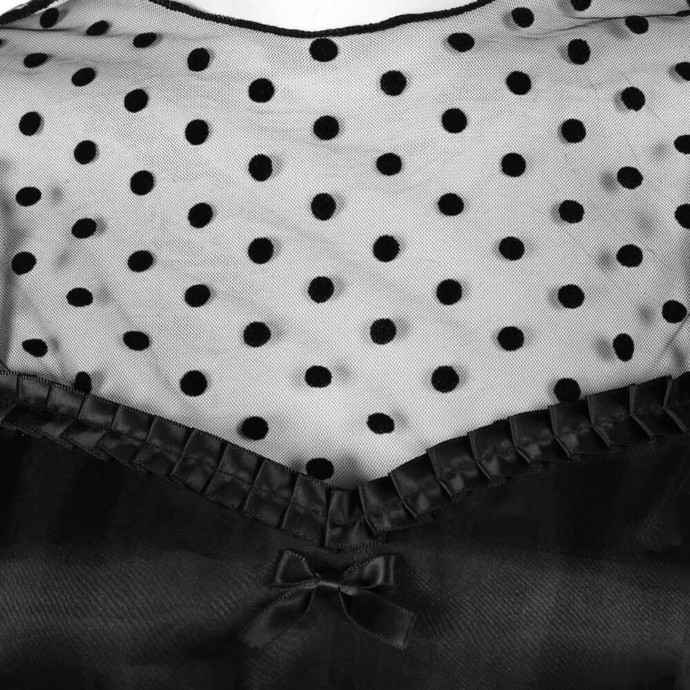 Lisa Frankenstein Misty Cosplay Costume Women Black Dress Party Carnival - Azufun