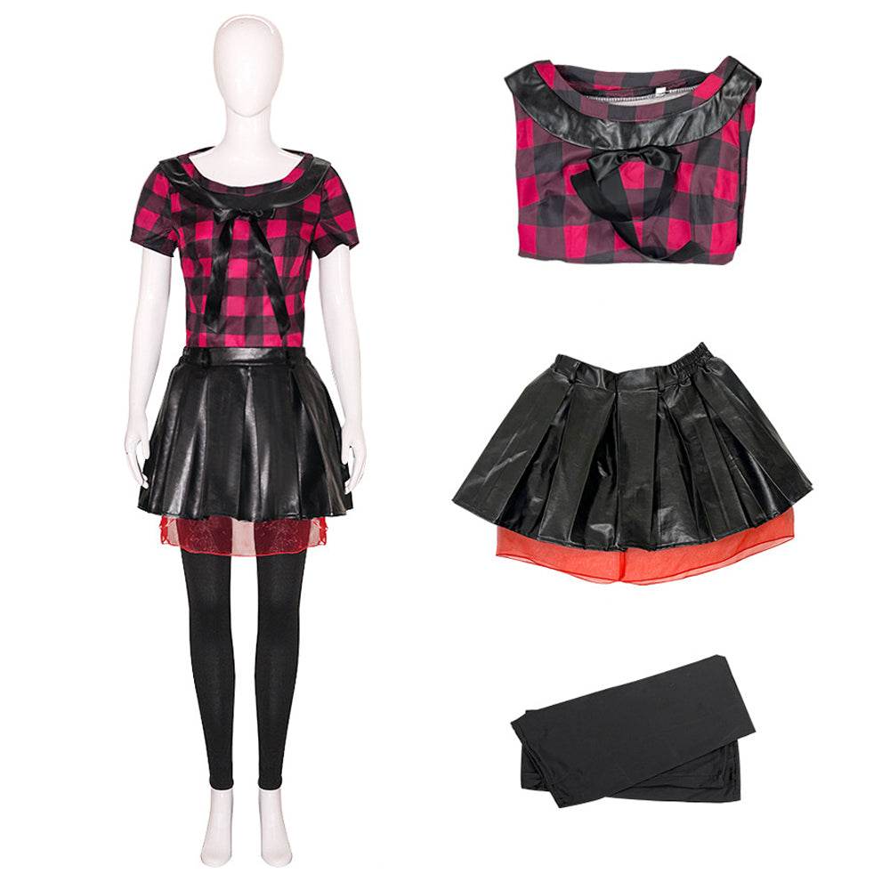 Lisa Frankenstein Misty Cosplay Costume Women Black Outfit Party Carnival - Azufun