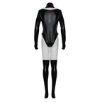 Hazbin Hotel An gel Dust Poison Cosplay Costume Black Leather Jumpsuit Party Carnival - Azufun