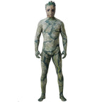 Groot Cosplay Costume Jumpsuit Zentai Party Carnival - Azufun