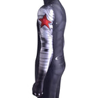 Bucky Barnes Winter Soldier Cosplay Costume Jumpsuit Zentai Party Carnival - Azufun