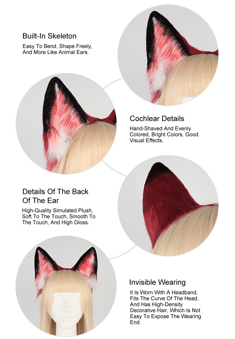 Crazy Zootopia Nick Fox Ear Headband Fox Tail Accessories