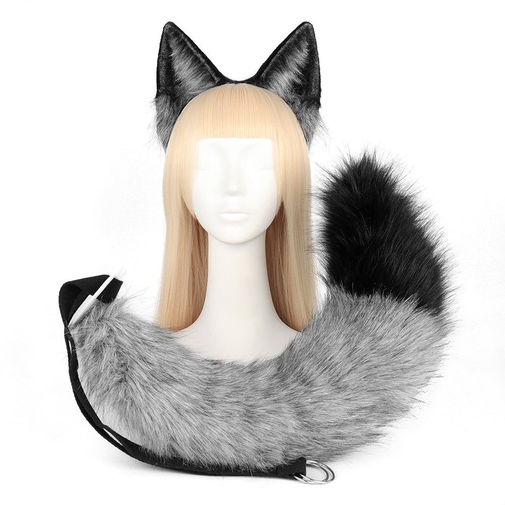 Crazy Zootopia Nick Fox Ear Headband Fox Tail Accessories