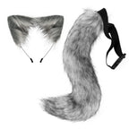 Halloween cos simulation fox plush tail costume accessories cat ear headband