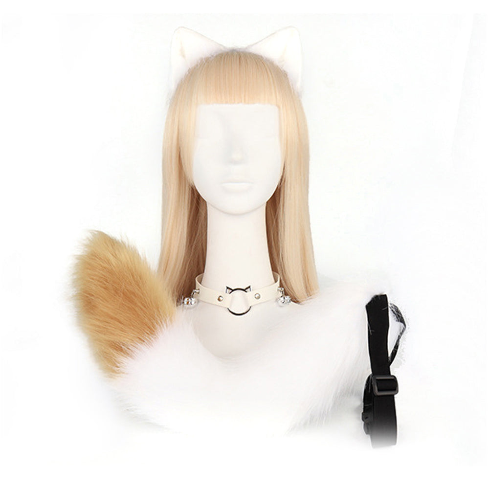 Crazy Zootopia Nick Fox Collar Headband Fox Tail Accessories