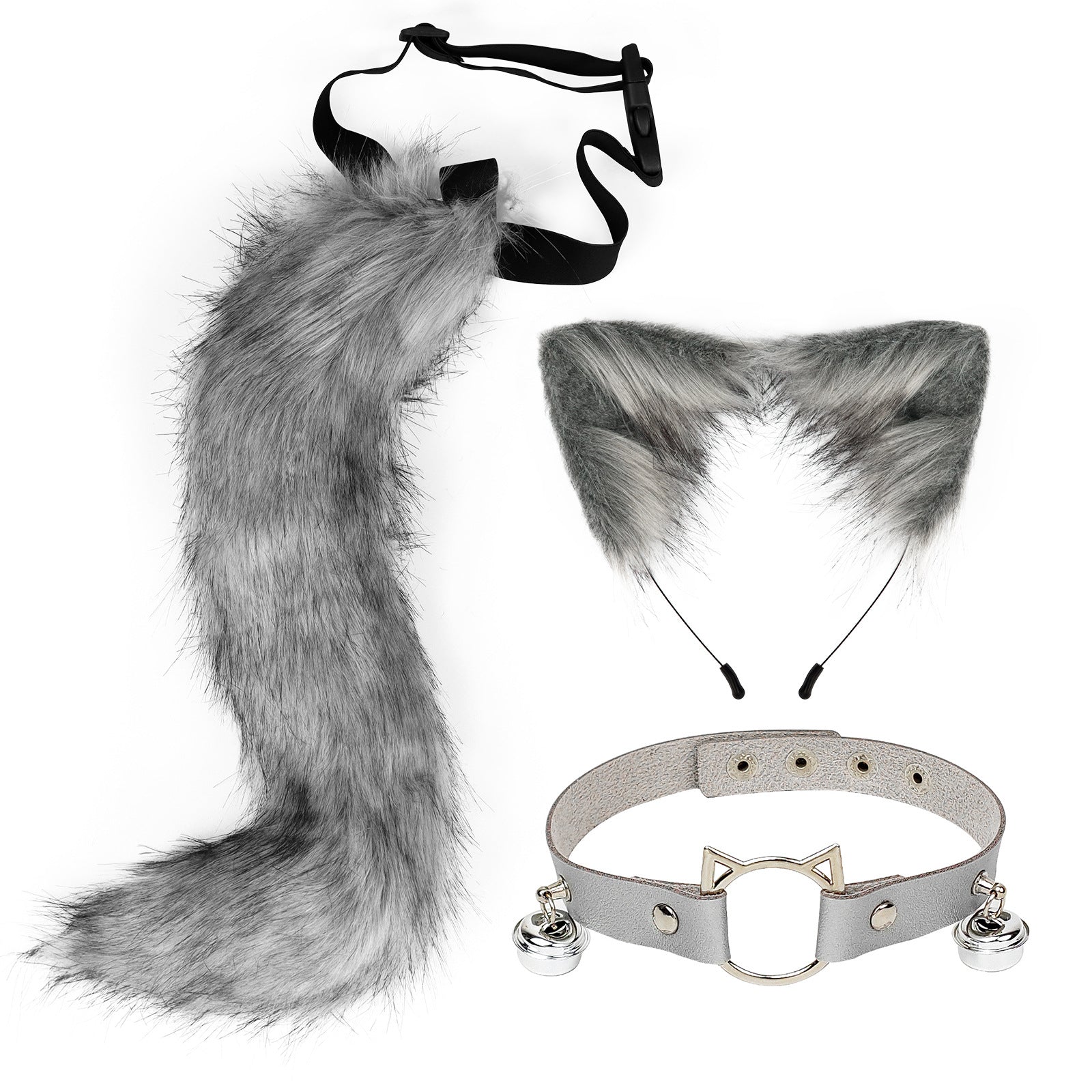 Crazy Zootopia Nick Fox Collar Headband Fox Tail Accessories