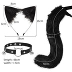 Crazy Zootopia Nick Fox Collar Headband Fox Tail Accessories