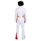 1970s Elvis Retro Costume 70s Costumes Jumpsuit - Azufun