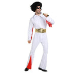 1970s Elvis Retro Costume 70s Costumes Jumpsuit - Azufun