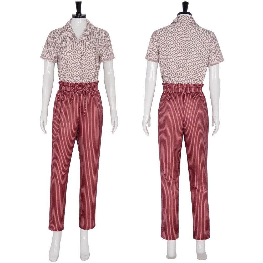 2024 Movie IF Bea Cosplay Costume Heroine Shirt and Trousers Set - Azufun