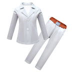The Bad Guys Cosplay Costumes Top Pants 2pcs Halloween Party Outfit Set Dress Up For Kids Boys
