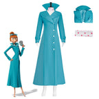 Despicable Me Lucy Cosplay Costume Dress Outfits Carnival Suit - Azufun