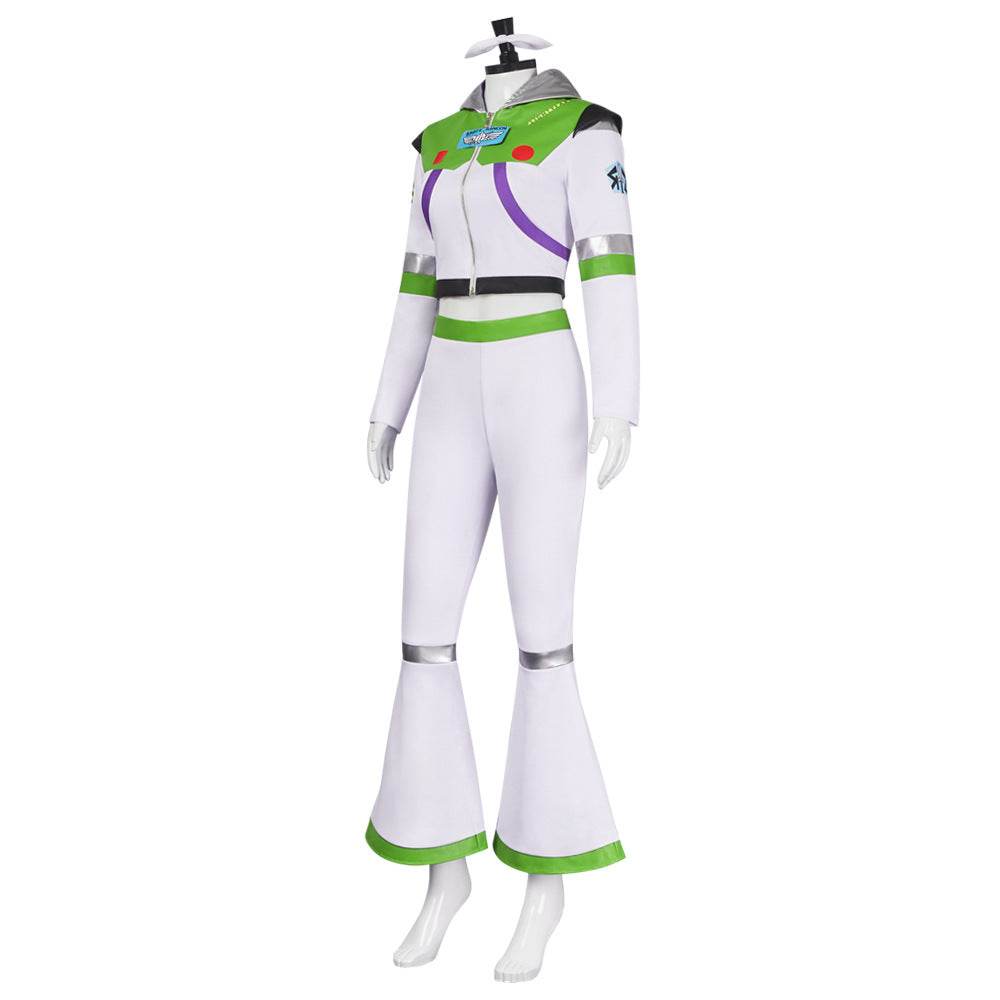 Toy Story Buzz Lightyear Women's Jumpsuit Cosplay Costume Halloween - Azufun