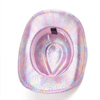 Western cowboy hat men's retro sequined Party dance - Azufun