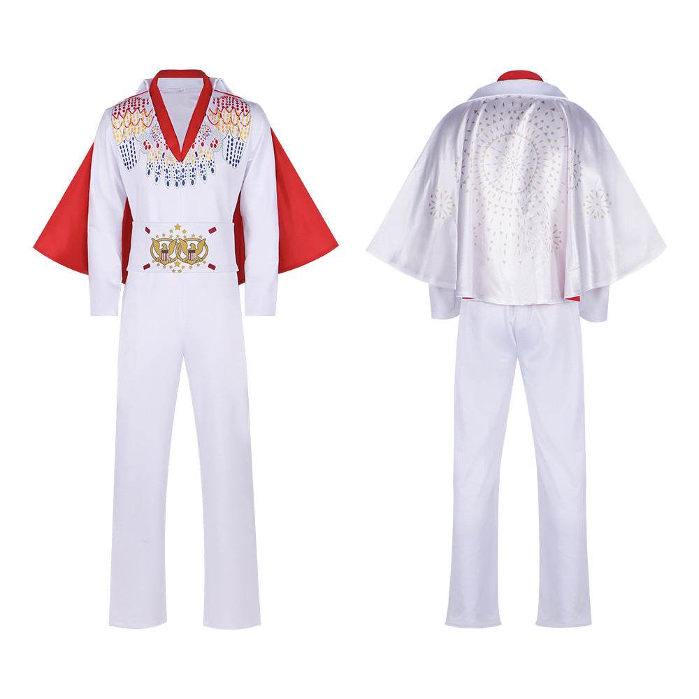 Elvis Viva Las Vegas Fancy dress Costume Halloween - Azufun