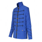 Men's Medieval Vintage Embroidered Button Jacket Outfits Carnival - Azufun