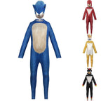 Sonic the Hedgehog Cosplay Costume Jumpsuit Kids Party Carnival - Azufun