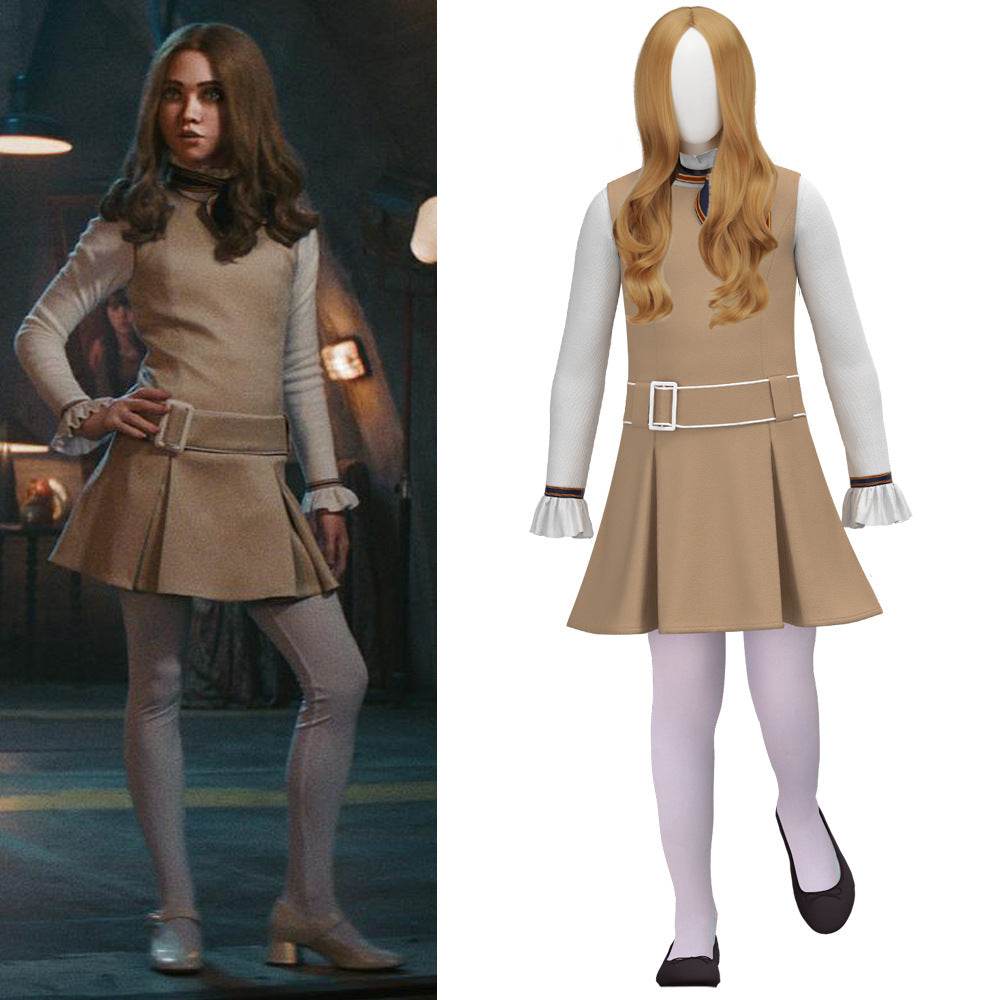 M3GAN 2.0 Costume Megan Cosplay Dress Halloween Adult Kids - Azufun