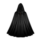 Medieval Suede Cape Halloween Retro Cloak Battle Warrior Role Play Cosplay Costume - Azufun