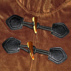 Medieval Suede Cape Halloween Retro Cloak Battle Warrior Role Play Cosplay Costume - Azufun