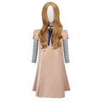 M3GAN Megan Dress Costume Wig Set For Adult Kids - Azufun