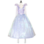 Wicked Glinda Women Blue Dress Outfit Carnival Halloween Cosplay Costume - Azufun