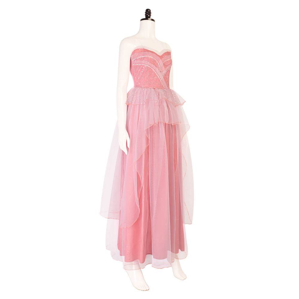 Wicked Glinda Pink Women Dress Outfit Carnival Cosplay Costume - Azufun