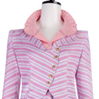 Wicked Glinda Pink Women Suit Outfit Carnival Cosplay Costume - Azufun