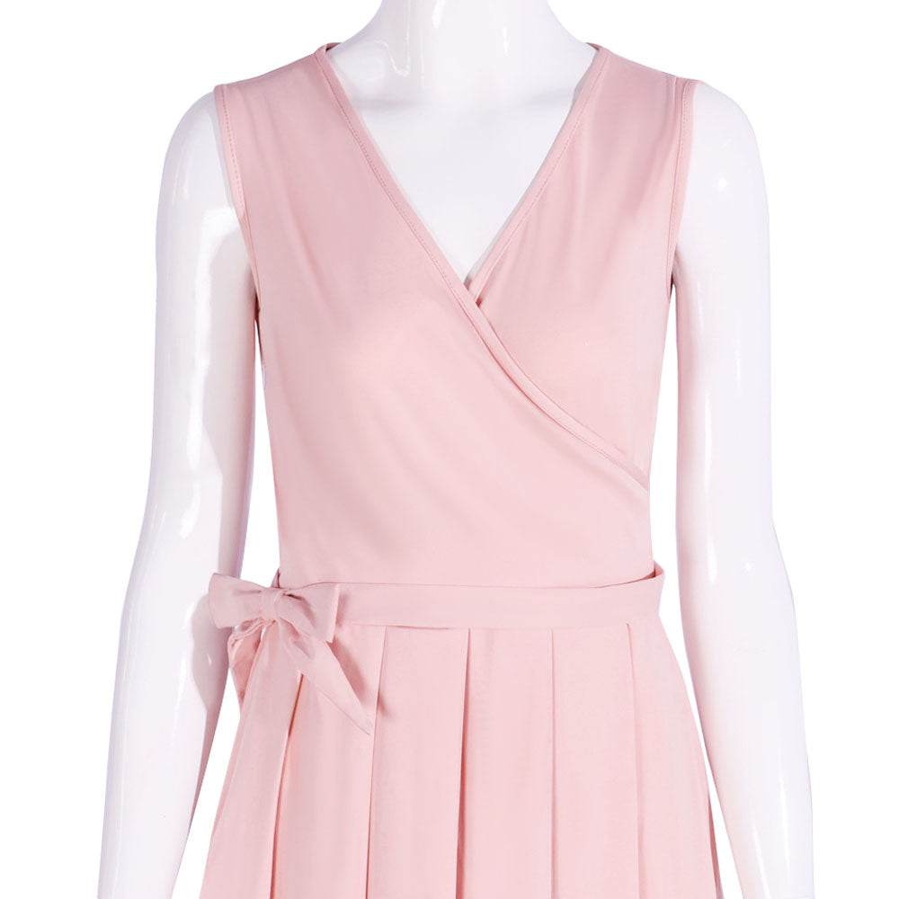 Wicked Glinda Pink Women Short Dress Outfit Carnival Cosplay Costume - Azufun