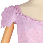 Wicked Glinda Women Pink Short Dress Outfit Carnival Cosplay Costume - Azufun