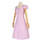 Wicked Glinda Women Pink Short Dress Outfit Carnival Cosplay Costume - Azufun