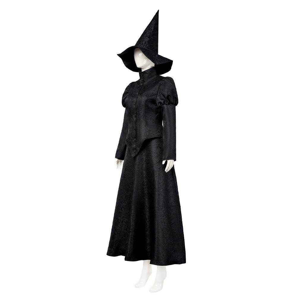 Wicked Elphaba Women Dress Outfit Carnival Cosplay Costume Set - Azufun