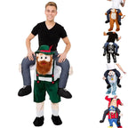 Baby Clown Skull Green Harness Monkey Funny Puppet Costumes - Azufun