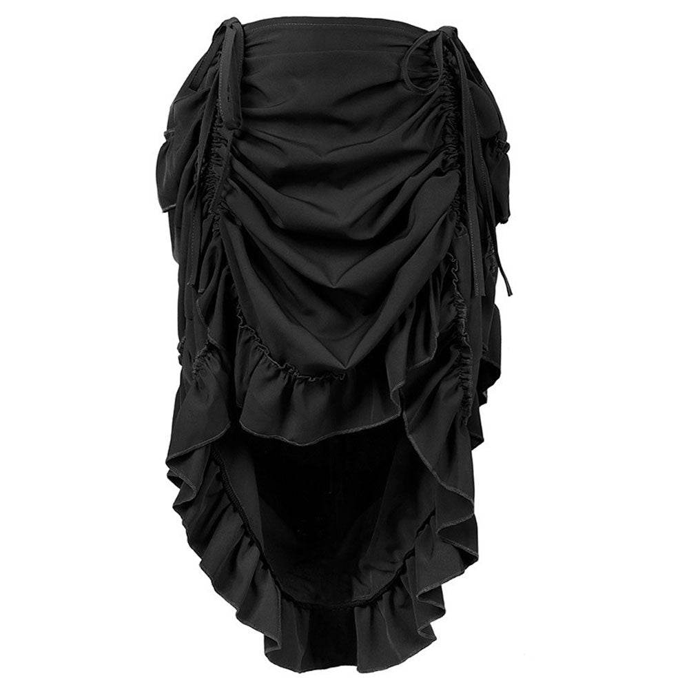 Medieval Women's Retro Style Drawstring Waist Dance Skirt Dress - Azufun