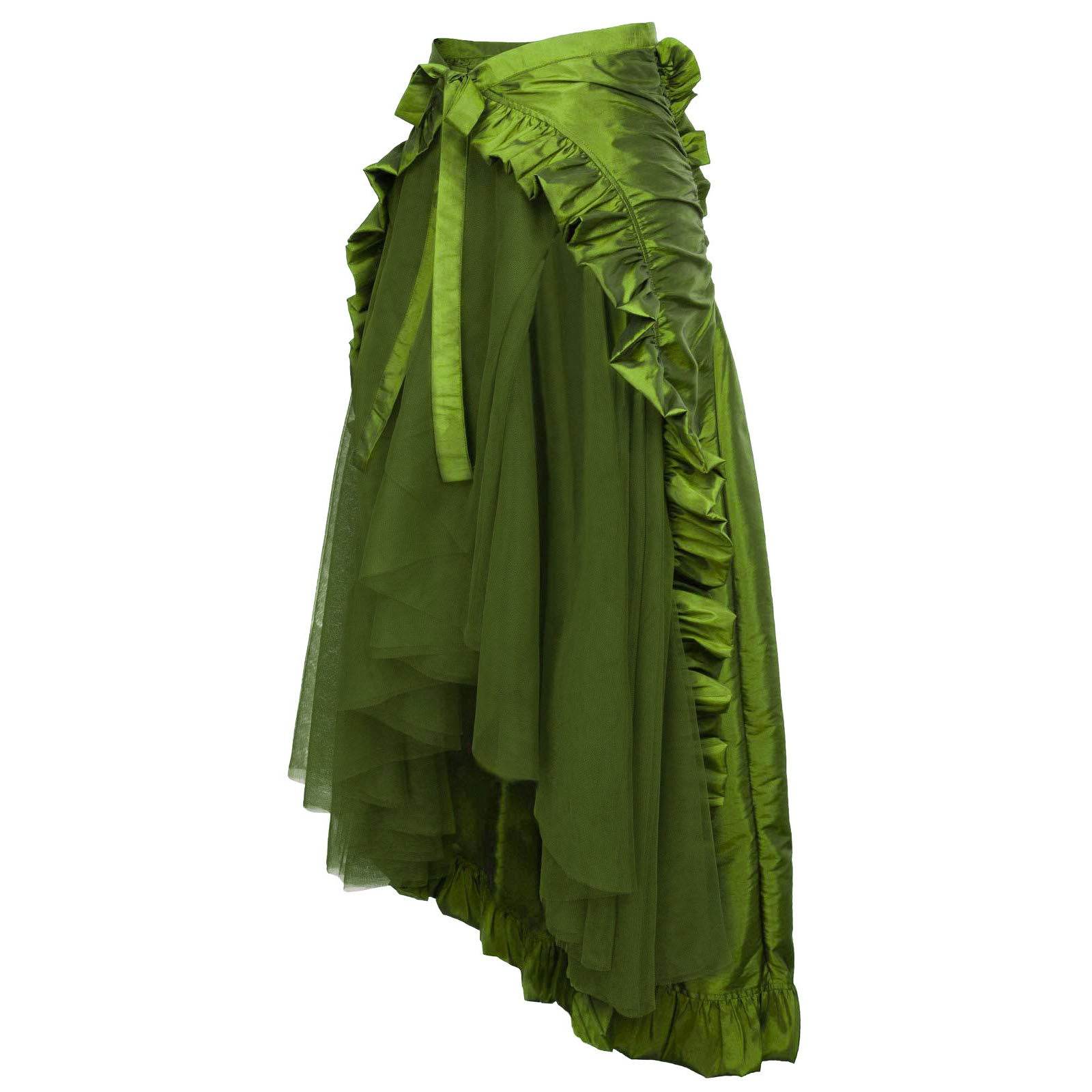 Medieval Women's Retro Style Pirate Waist Dance Skirt Dress - Azufun