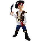 Halloween Kids Boys Girls Pirate Costume Set for Toddler Themed Party - Azufun