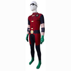 DC Teen Titans Robin Cosplay Costume Halloween For Adult Full Set With Cape - Azufun