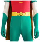 Teen Titans Robin Costume Super Hero Halloween For Adult Full Set With Cape - Azufun
