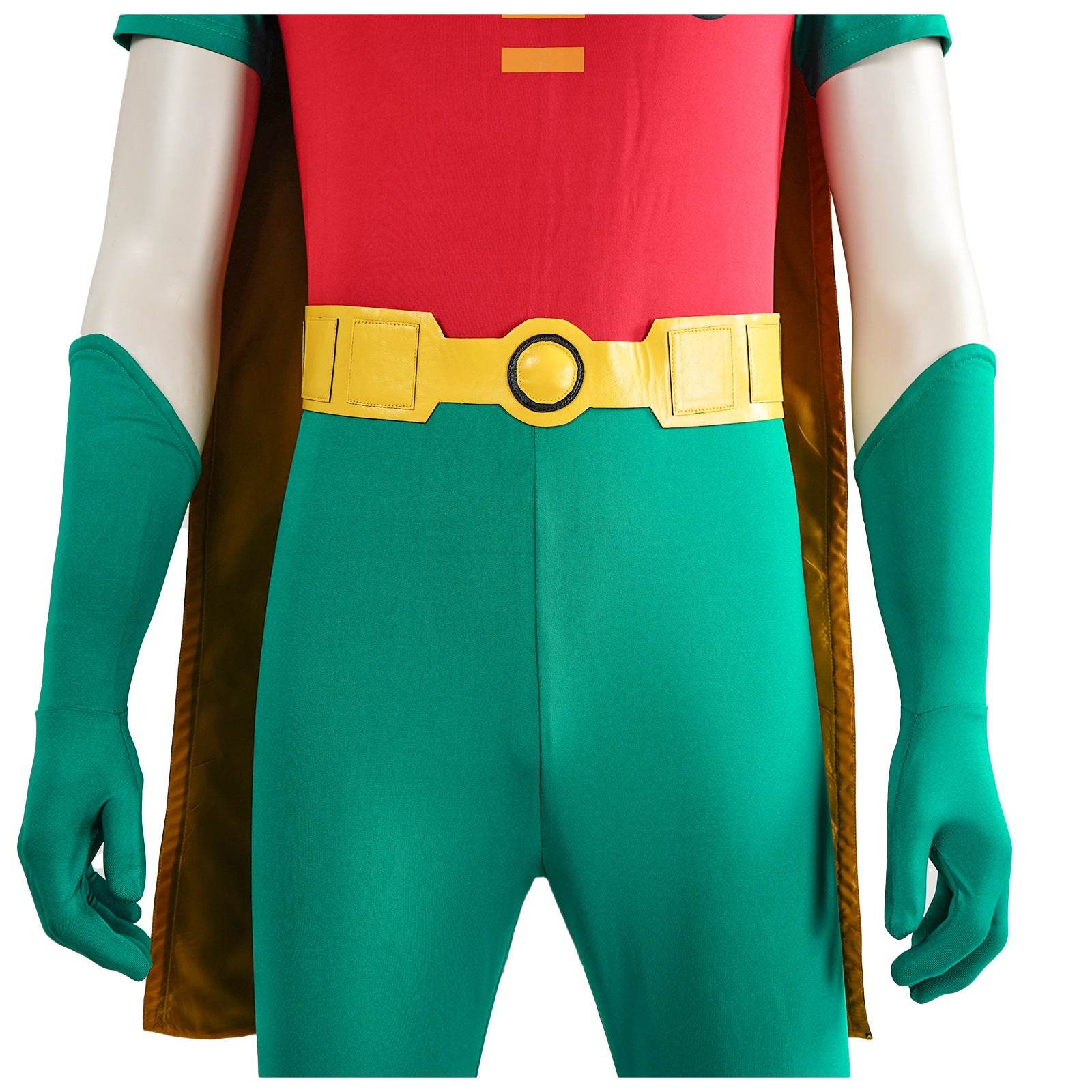 Teen Titans Robin Costume Super Hero Halloween For Adult Full Set With Cape - Azufun