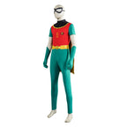 Teen Titans Robin Costume Super Hero Halloween For Adult Full Set With Cape - Azufun