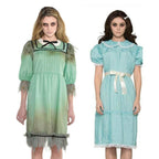 The Shining Grady Twins Costume Cosplay Halloween for Girls Women - Azufun