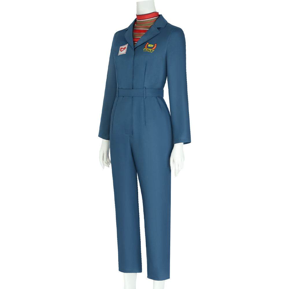 Mouthwashing Anya Women Blue Jumpsuit Carnival Halloween Cosplay Costume - Azufun
