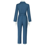 Mouthwashing Anya Women Blue Jumpsuit Carnival Halloween Cosplay Costume - Azufun