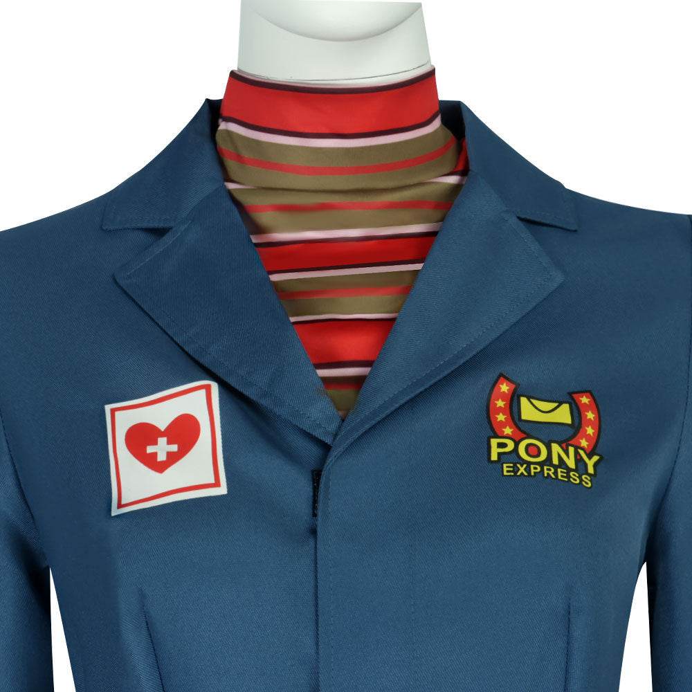 Mouthwashing Anya Women Blue Jumpsuit Carnival Halloween Cosplay Costume - Azufun