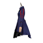 Medieval cos Renaissance gothic dress Retro bow ruffled punk cosplay skirt - Azufun