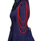 Medieval cos Renaissance gothic dress Retro bow ruffled punk cosplay skirt - Azufun