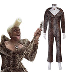The Fifth Element Ruby Rhod Jumpsuit Cosplay Costume Outfits Halloween - Azufun