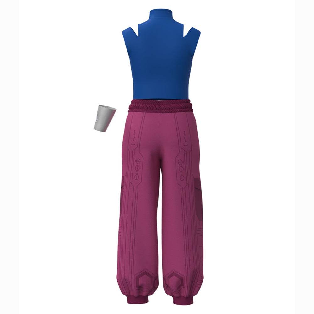 Zombies 4 Dawn of the Vampires Addison Wells Victor Nova Costume Halloween - Azufun