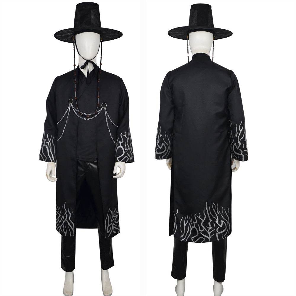 Kpop Demon Hunters Jinu Costume Cosplay Outfit Hat For Adult Man Halloween - Azufun